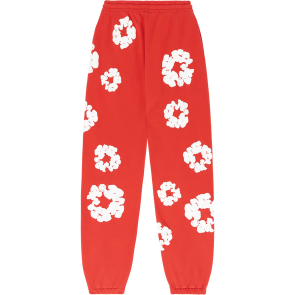 The Cotton Wreath Sweatpants Red