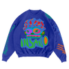 Kid Cudi NSANO SKETCH CREWNECK Electric Royal