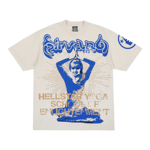 HELLSTAR STUDIOS "YOGA" TEE CREAM