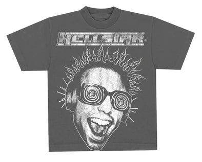 HELLSTAR STUDIOS RAGE SHORT SLEEVE TEE SHIRT - BLACK