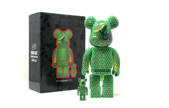 BEARBRICK SNAKE BAIT BY MISHKA X MADBALLS 100% & 400% – GotEmKicks