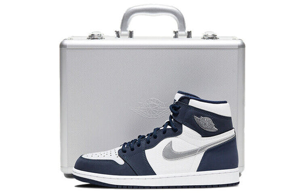 Air Jordan 1 Retro High CO.JP 'Midnight Navy' Suitcase Special Box