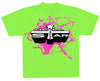 HELLSTAR JESUS EMBLEM TEE LIME GREEN Collection 8