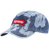 SUPREME-FLAMES JACQUARD DENIM CAMP CAP