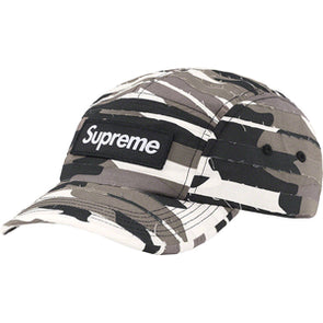 Supreme LAYERED Black CAMO CAMP CAP