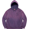 Supreme Overdyed S Logo Hooded Sweatshirt Purple