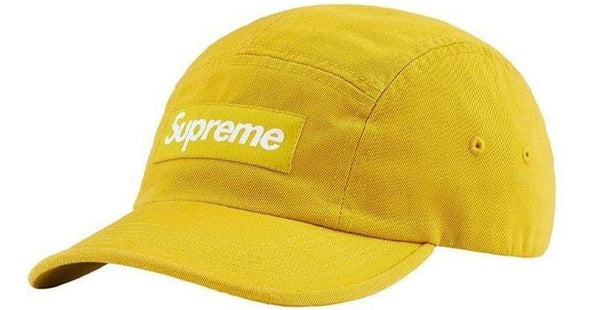 Supreme jacquard twill camp cap yellow