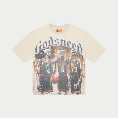 Godspeed Dream Team Wash Bone tshirt