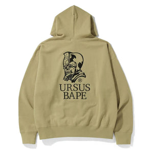 BAPE URSUS LOOSE FIT ZIP UP HOODIE