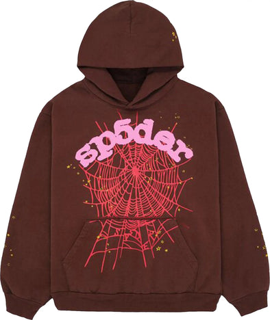 Sp5der Web Hoodie (Brown)