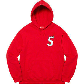 Supreme S Logo Hoodie Red