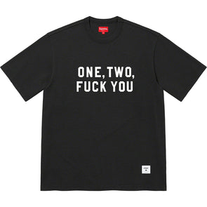 Supreme One Two Fuck You S/S Top Black