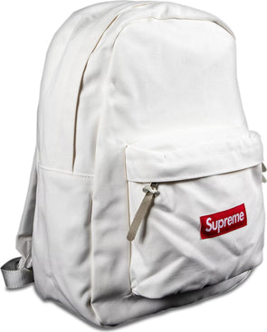 Supreme Canvas Backpack (White)