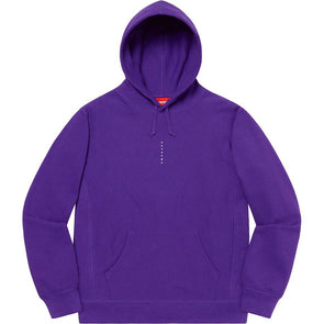 Supreme MICRO LOGO HOODED Purple SWEATSHIRT SS20