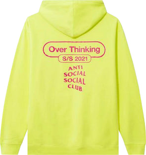 Anti Social 'Over Thinking 21' Hoodie (Volt)