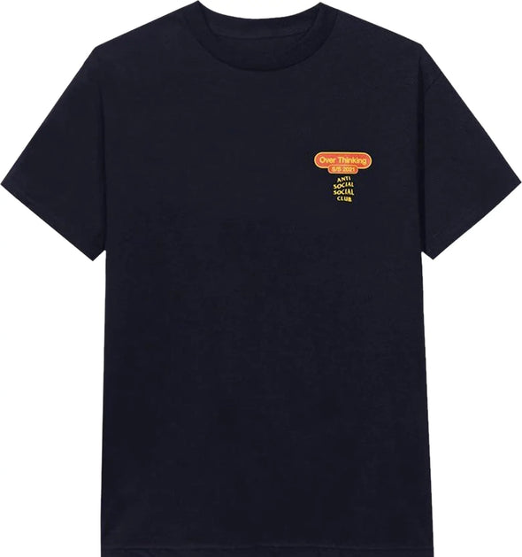 Anti Social Social Club Over Thinking 21 Tee 'Navy'