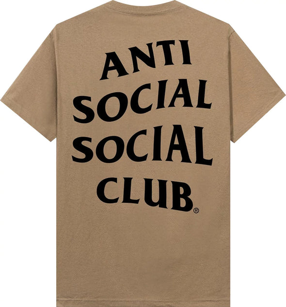 Anti Social Social Club Straight To Voicemail Tee 'Sand'
