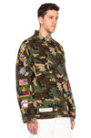 OFF-WHITE SAHARIANA Patches Camo JACKET