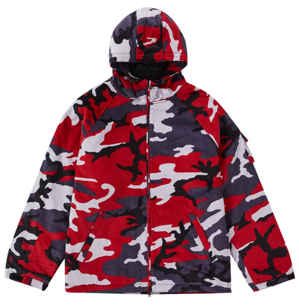 Supreme x Nike Corduroy Jacket (Red Camo)