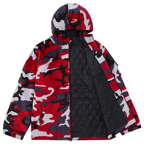 Supreme x Nike Corduroy Jacket (Red Camo)