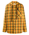 Off-White Yellow Checkered Hooded Shirt