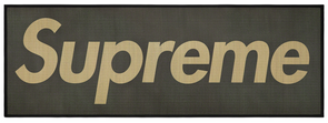 Supreme Woven Straw Mat (Black)