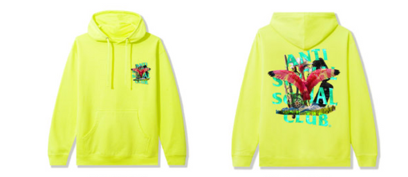 Anti Social '5:44 AM' Neon Yellow Hoodie