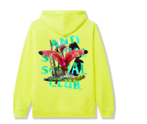 Anti Social '5:44 AM' Neon Yellow Hoodie