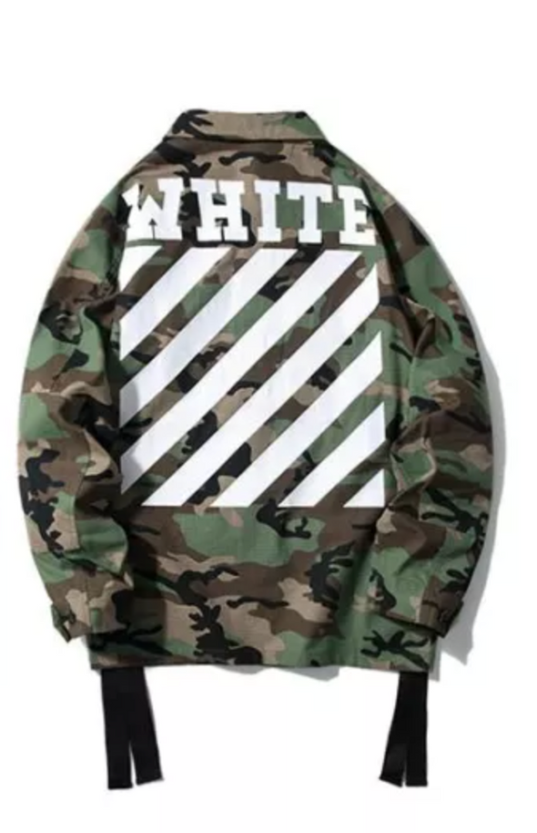 OFF-WHITE SAHARIANA Patches Camo JACKET