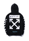 Off White Seeing Things Black Zip Up Hoodie