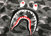 Bape Camo Shark Crewneck (Grey)