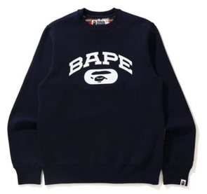 Bape Check Crewneck (Blue/Red)