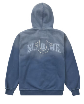 Supreme True Religion Zip Up Sweatshirt "Indigo"