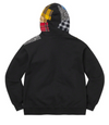 Supreme Patchwork Zip Up Hooded Sweatshirt