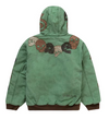 Supreme x The Great China Wall Hooded Work Jacket (Washed Green)