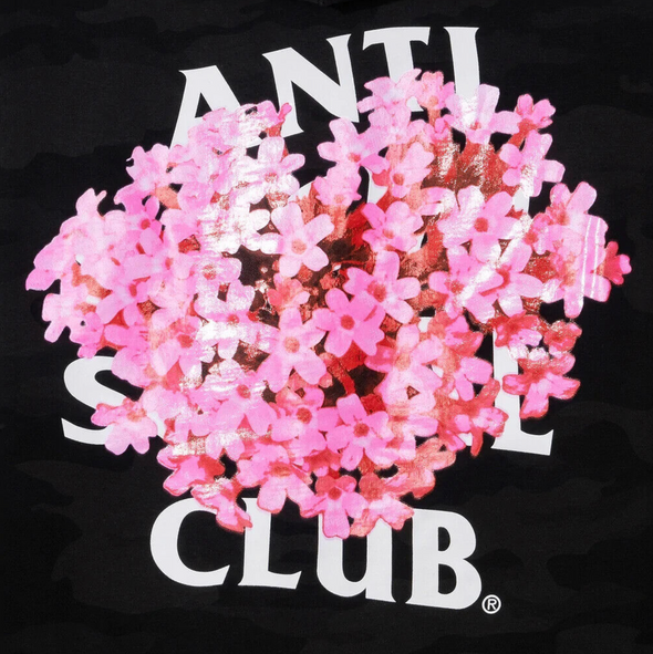 Anti Social Social Club All Rise Black Camo Hoodie