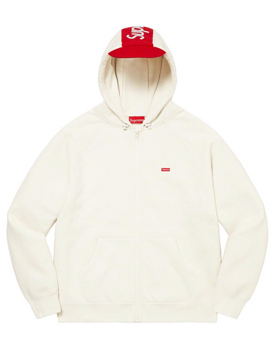 Supreme Brim Zip Up Hooded Sweatshirt (White)