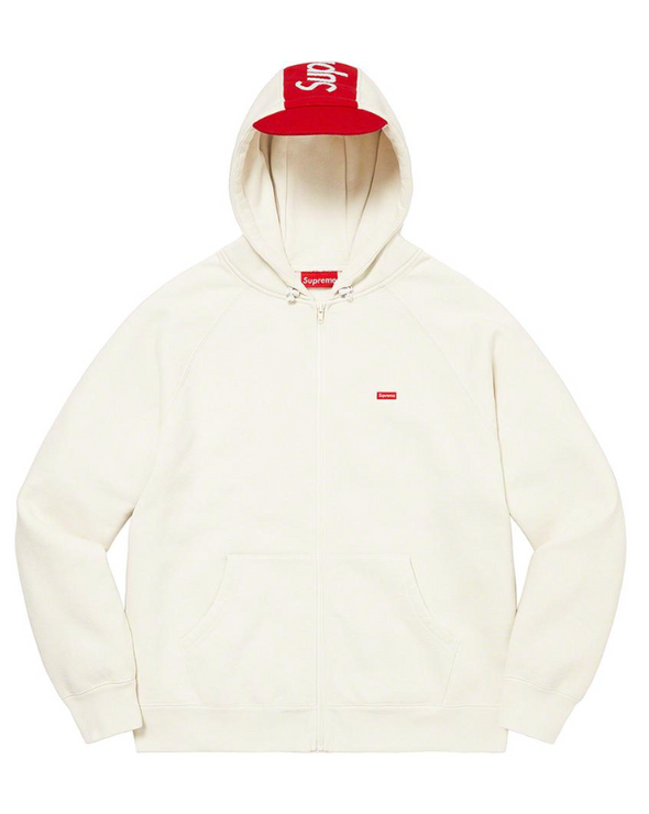 Supreme Brim Zip Up Hooded Sweatshirt (White)