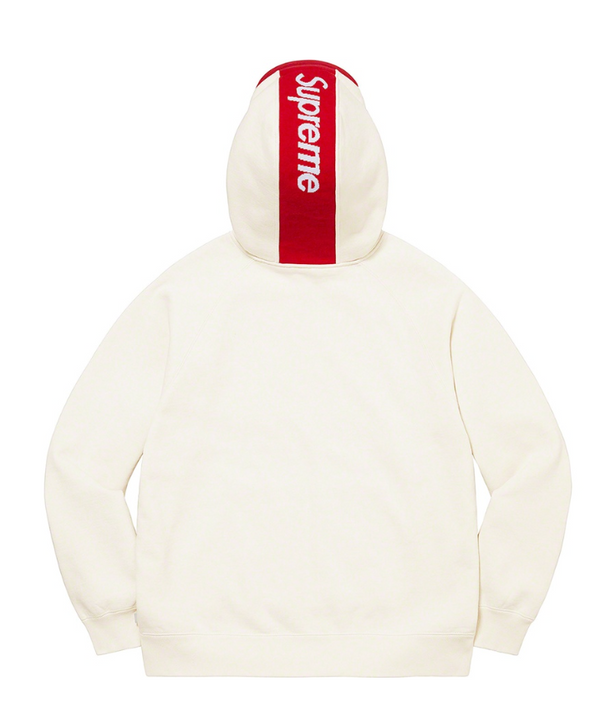 Supreme Brim Zip Up Hooded Sweatshirt (White)