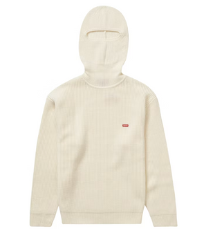 Supreme Small Box Balaclava Sweater (Cream)