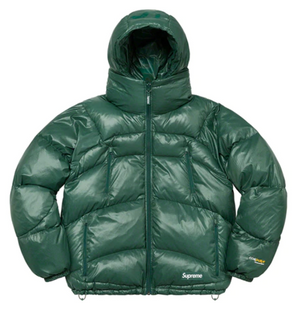 Supreme Reversible Featherweight Down Puffer Jacket (Green)