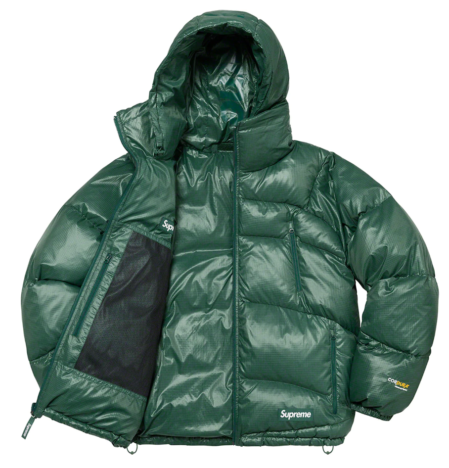 Supreme Reversible Featherweight Down Puffer Jacket (Green