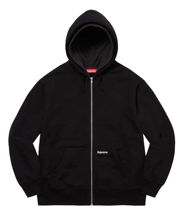 Supreme Double Hood Facemask Zip Up Sweatshirt (Black)