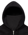 Supreme Double Hood Facemask Zip Up Sweatshirt (Black)