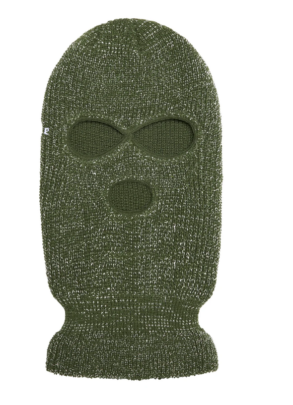 Supreme Lurex Balaclava Green