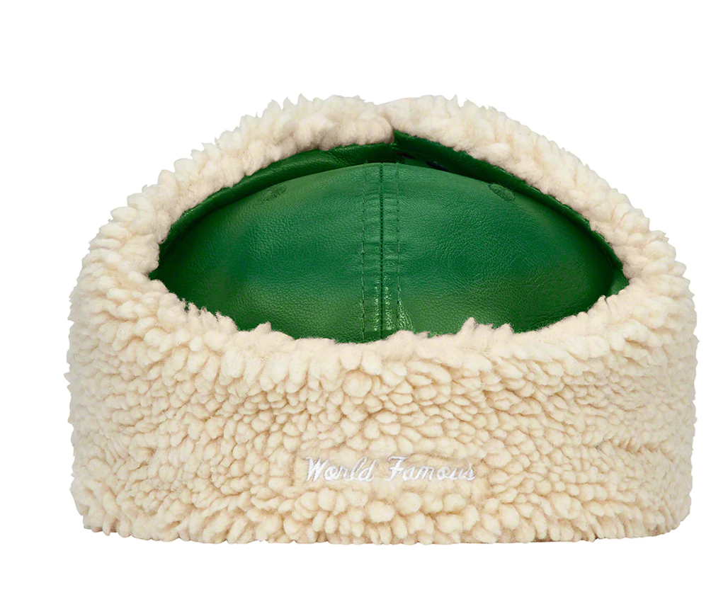 Leather hat Supreme Green size 60 cm in Leather - 31800756
