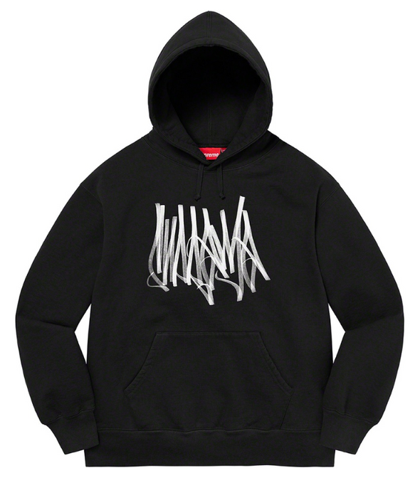 Supreme Tag Hooded Sweatshirt (Black)