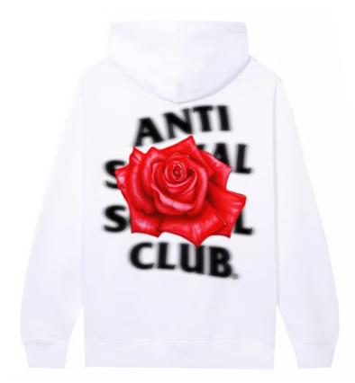 Anti Social Social Club 'Roses Are Red' Hoodie (White)