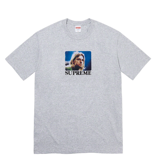 Supreme Kurt Cobain Tee Heather Grey