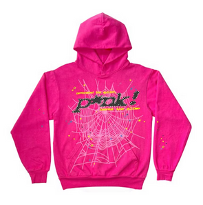 Sp5der P*NK Hoodie Pink